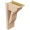 Ekena Millwork 8-in W x 14-in D x 26-in H Funston Trad Rough Cedar Woodgrain TimberThane Outlooker, Primed Tan OUTUR080X14X26FST04RCPR - alternate 5